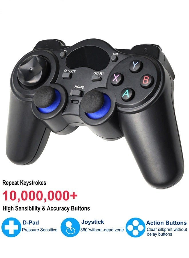 Bukela Wireless PC Controller, Wireless USB Controller /Android/PC/Desktop/Laptop, PC Game Controller for PC for Steam Controller for PC, Black - Image 2